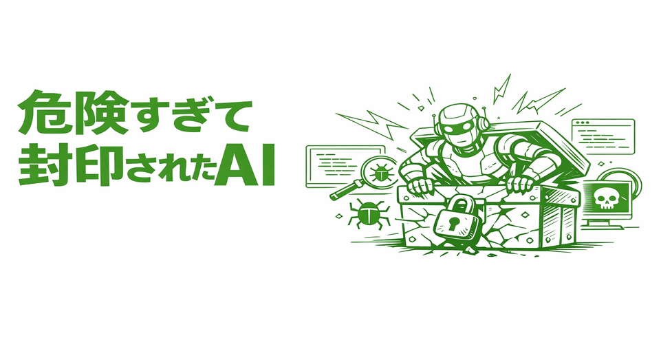 危険すぎて封印されたAI：Anthropic Mythos — CEOブログ サムネイル